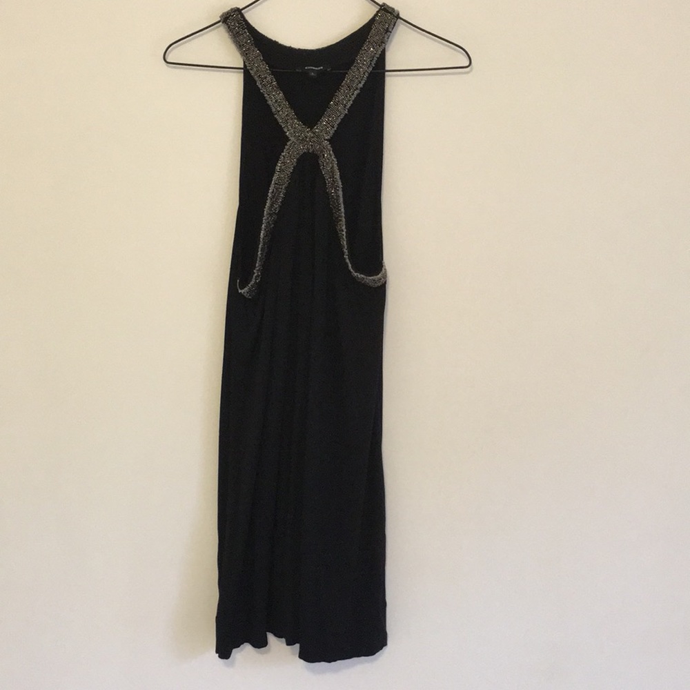 Black Beaded Dress from Express size large